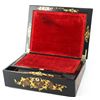 Image 2 : VICTORIAN LACQUERED PAPIER MACHE WRITING SLOPE