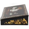 Image 8 : VICTORIAN LACQUERED PAPIER MACHE WRITING SLOPE