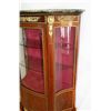 Image 2 : FRENCH INLAID AND ORMOLU MAHOGANY & MARBLE VITRINE