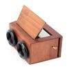 Image 2 : ANTIQUE LOT OF STEREO VIEW STEREOSCOPE WITH 1 CARD