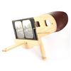 Image 3 : ANTIQUE LOT OF STEREO VIEW STEREOSCOPE WITH 1 CARD