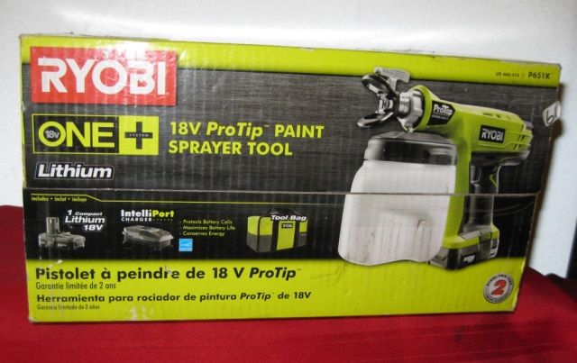 Ryobi 18v Pro Tip Paint Sprayer Tool Ryobi 18v Pro Tip Paint Sprayer Tool