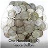 Image 1 : 100 SILVER PEACE DOLLARS MIXED DATES