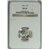 Image 1 : 1945 MERCURY DIME, NGC MS-65