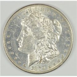 1879-S REVERSE OF 1878 MORGAN SILVER DOLLAR, MS-61 NICE!