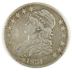 1831 BUST HALF DOLLAR, VF  NICE COIN!!