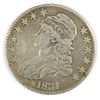 Image 1 : 1831 BUST HALF DOLLAR, VF  NICE COIN!!