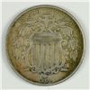 Image 1 : 1866 RAYS SHIELD NICKEL, XF  NICE!