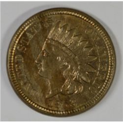 1863 INDIAN HEAD CENT GEM BU