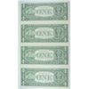 Image 2 : 2003-A $1.00 FRN UNCUT SHEET OF 4 NOTES