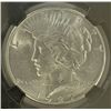 Image 2 : 1927 PEACE DOLLAR NGC MS62 "BLACK HOLDER"