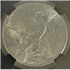 Image 3 : 1927 PEACE DOLLAR NGC MS62 "BLACK HOLDER"