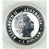 Image 2 : 2005 AUSTRAILIAN ONE DOLLAR ONE OUNCE .999 SILVER PROF ROOSTER IN ORIG. CAPSULE