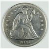Image 1 : 1846 SEATED DOLLAR, VF+  NICE TYPE COIN