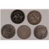 Image 2 : 5 LOW GRADE BUST DIMES