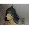Image 2 : AVATAR ANCIENT MONGOLIAN NORTHERN WATER TRIBE WARRIOR SCREEN USED HELMET WITH FUR FLAPS 3