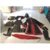 Image 1 : AVATAR ANCIENT MONGOLIAN FIRE NATION WARRIOR COMPLETE SCREEN USED ARMOR HELMET & WARDROBE
