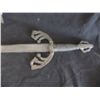 Image 2 : WIZARD DREAM SCREEN USED STUNT LONG SWORD WITH LEATHER SHEATH NO RESERVE!