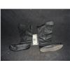 Image 1 : AVATAR ANCIENT MONGOLIAN FIRE NATION WARRIOR SCREEN USED PAIR OF LEATHER BOOTS 1