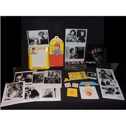 CHILD'S PLAY 1 2 3 CHUCKY GOOD GUYS PROP PRESS & PROMOTIONAL COLLECTION OF 225 ITEMS