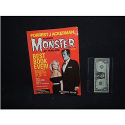 FAMOUS MONSTERS FACT BOOK SIGNED BY FOREST ACKERMAN