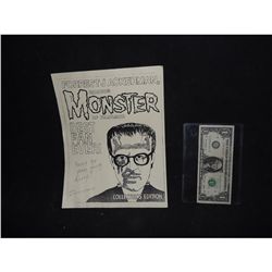 FAMOUS MONSTERS FOREST ACKERMAN 84th BIRTHDAY PARTY ORIGINAL FLYER NO RESERVE!