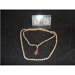 CHILD'S PLAY CHUCKY SCREEN USED & MATCHED VOODOO PRIEST BLOODY SKULL NECKLACE