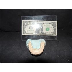 HELLBOY PROTOTYPE TEETH ON LIFE CAST NO RESERVE!