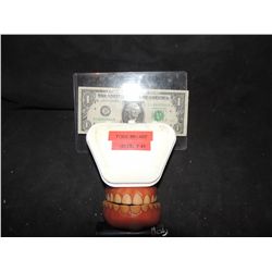 HELLBOY SCREEN USED STUNT TEETH TODD BRYANT #1