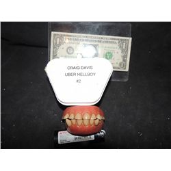 HELLBOY SCREEN USED STUNT UBER TEETH #2 CRAIG DAVIS