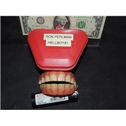 HELLBOY RON PERLMAN SCREEN USED HERO TEETH #1