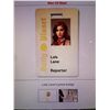 Image 1 : MAN OF STEEL SCREEN USED LOIS LANE DAILY PLANET REPORTER ID