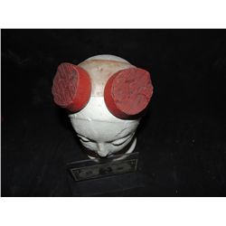 HELLBOY SCREEN USED HERO HORNS WITH SKULL CAP 1