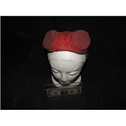 HELLBOY SCREEN USED HERO HORNS WITH SKULL CAP 2