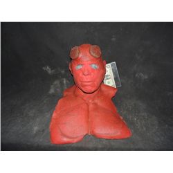 HELLBOY SCREEN USED COMPLETE FULL HEAD HERO MASK
