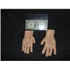 Image 2 : CURSE OF CHUCKY GOOD GUY HERO HANDS FOR ANIMATRONIC PUPPET UNUSED