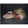 Image 2 : SEVERED FEMALE BLOODY HEAD AND STUMP MADE OF SILICONE WITH ACRYLIC EYES