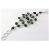 Image 1 : 283ctw APPROX Silver Mix Shape Emerald Bracelet