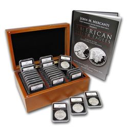 2007-2012 Silver American Eagle Date Set (NGC MS-70)