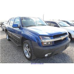 2003 - CHEVROLET AVALANCHE
