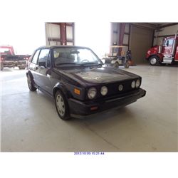 1989 - VOLKSWAGEN CABRIOLET