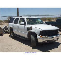 2001 - CHEVROLET TAHOE