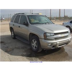 2003 - CHEVROLET TRAIL BLAZER // REBUILT SALVAGE TITLE//