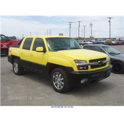 2002 - CHEVROLET AVALANCHE