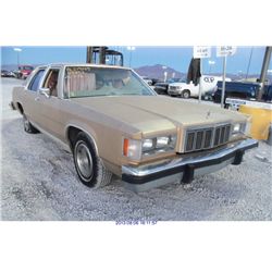 1982 - MERCURY GRAND MARQUIS