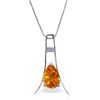 Image 1 : 14k Solid Gold 1.50ct Citrine Necklace