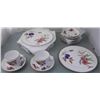 Image 1 : 16 Pc Royal Worcester Evesham Porcelain Plates, Teacups