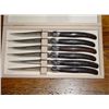 Image 1 : Set 6 authentic French Laguiole steak knives wengewood