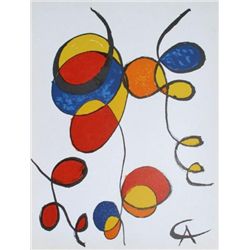 BALLONS ET CERFS VOLANTS LITHOGRAPH by Calder