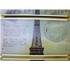Image 3 : Large Post Script Eiffel Tower Carte Postale (3 panels)